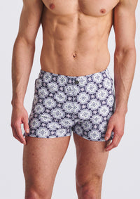 Printed Swim Shorts (Lilac/Purple)