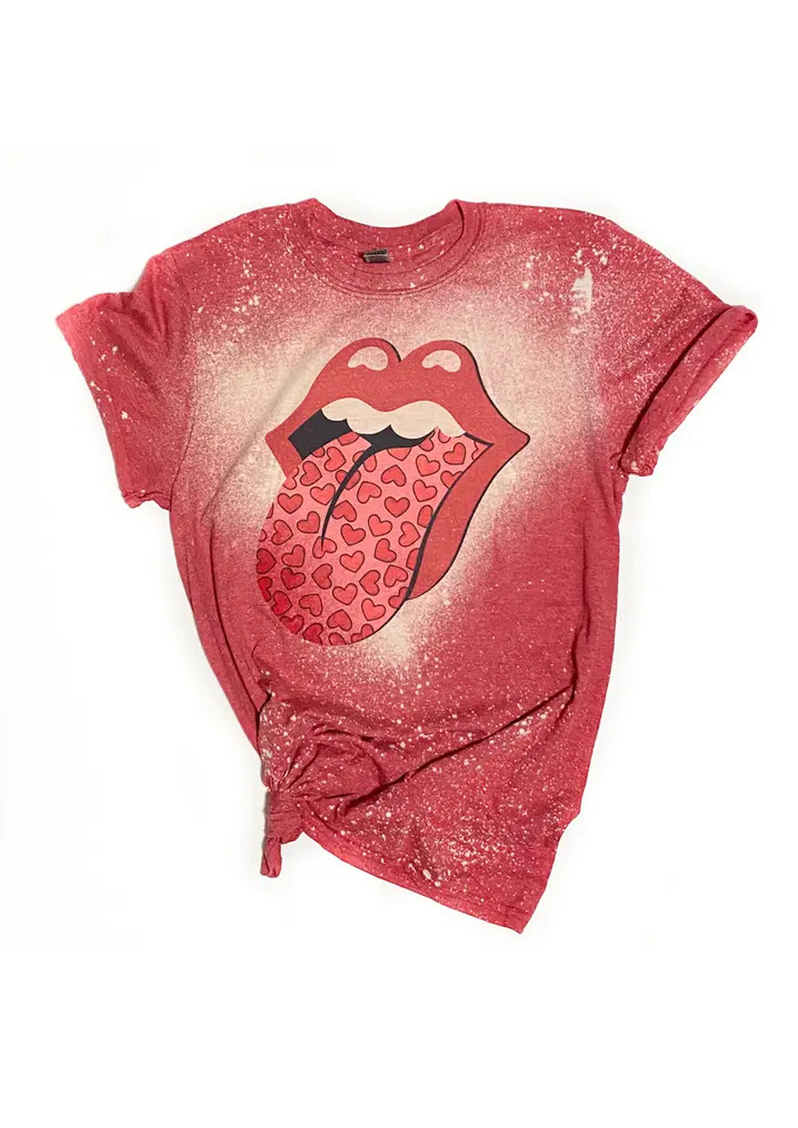 Valentines Lips Tee (Red)