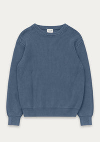 Vintage Knit Crew (Blue)