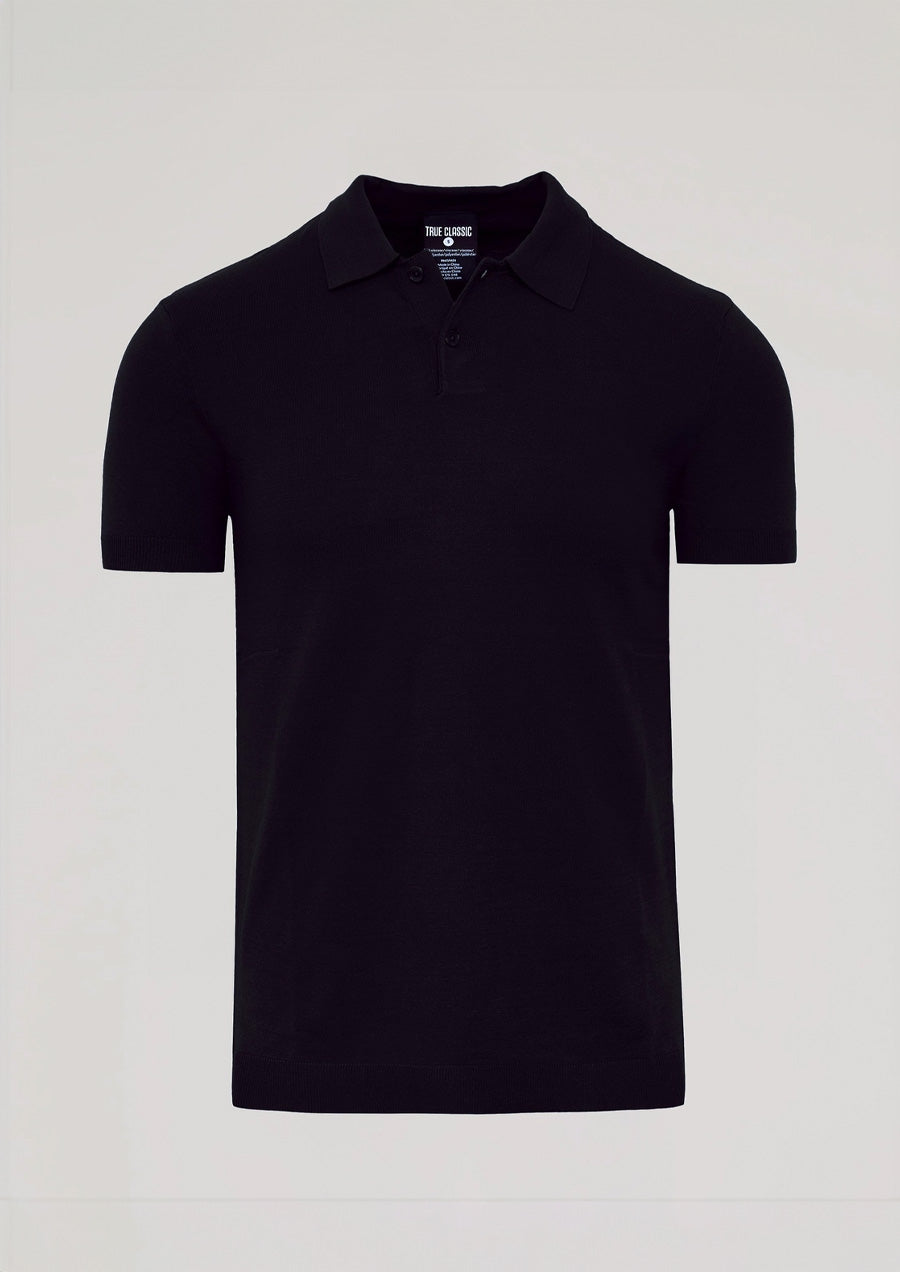 Dressy Polo (Black)