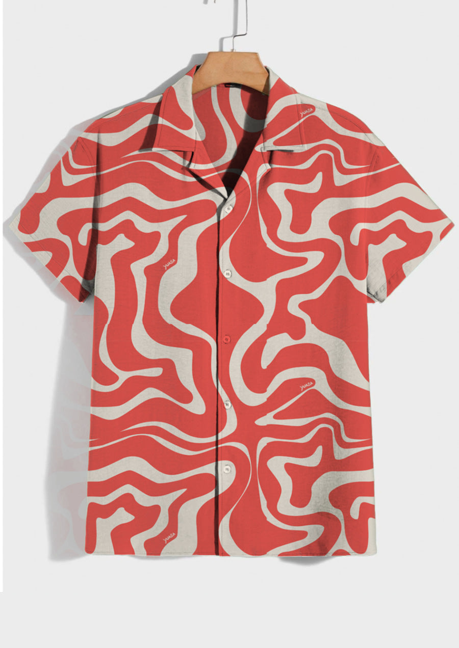 Resort Shirt - Heat Wave (Fiery Red)