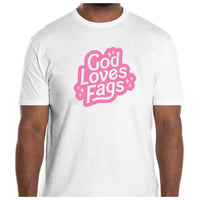 God Loves Fags Tee (White)