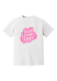 God Loves Fags Tee (White)