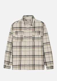 Heavyweight Plaid Shirt (Cream)