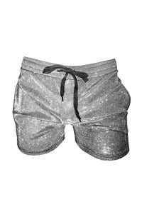 Glitter Shorts (Silver)
