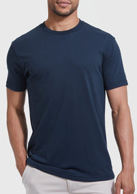 Short Sleeve Crew T-Shirt (Navy)