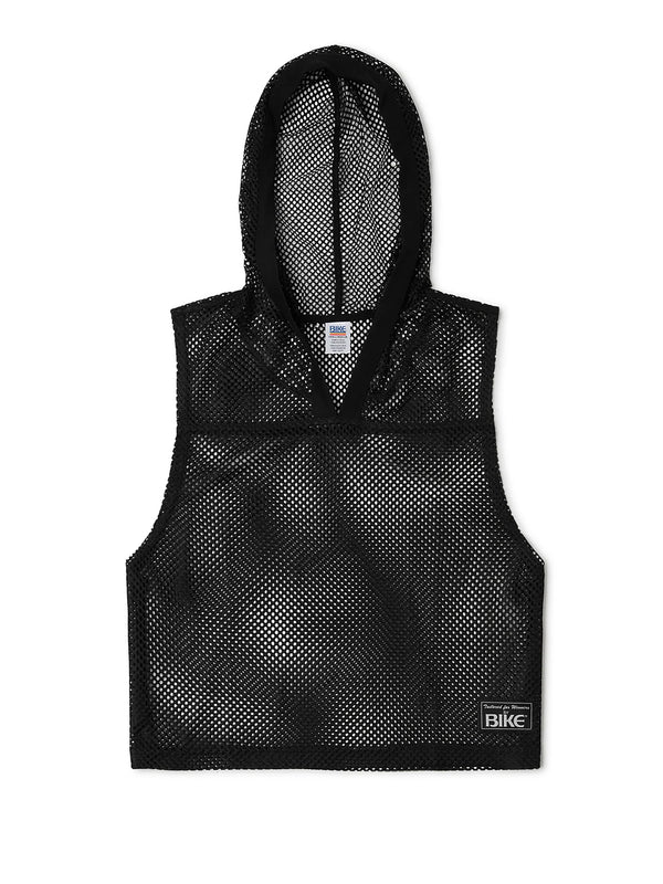 Hooded Sleeveless Jersey (Black)