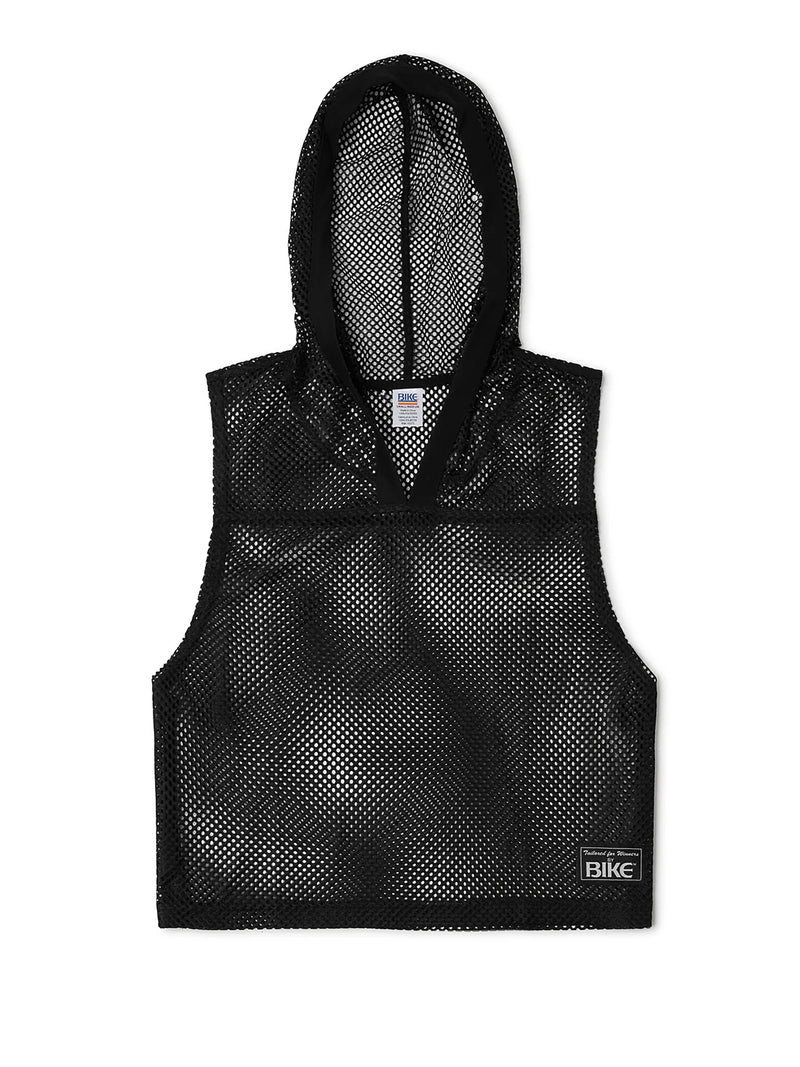 Hooded Sleeveless Jersey (Black)