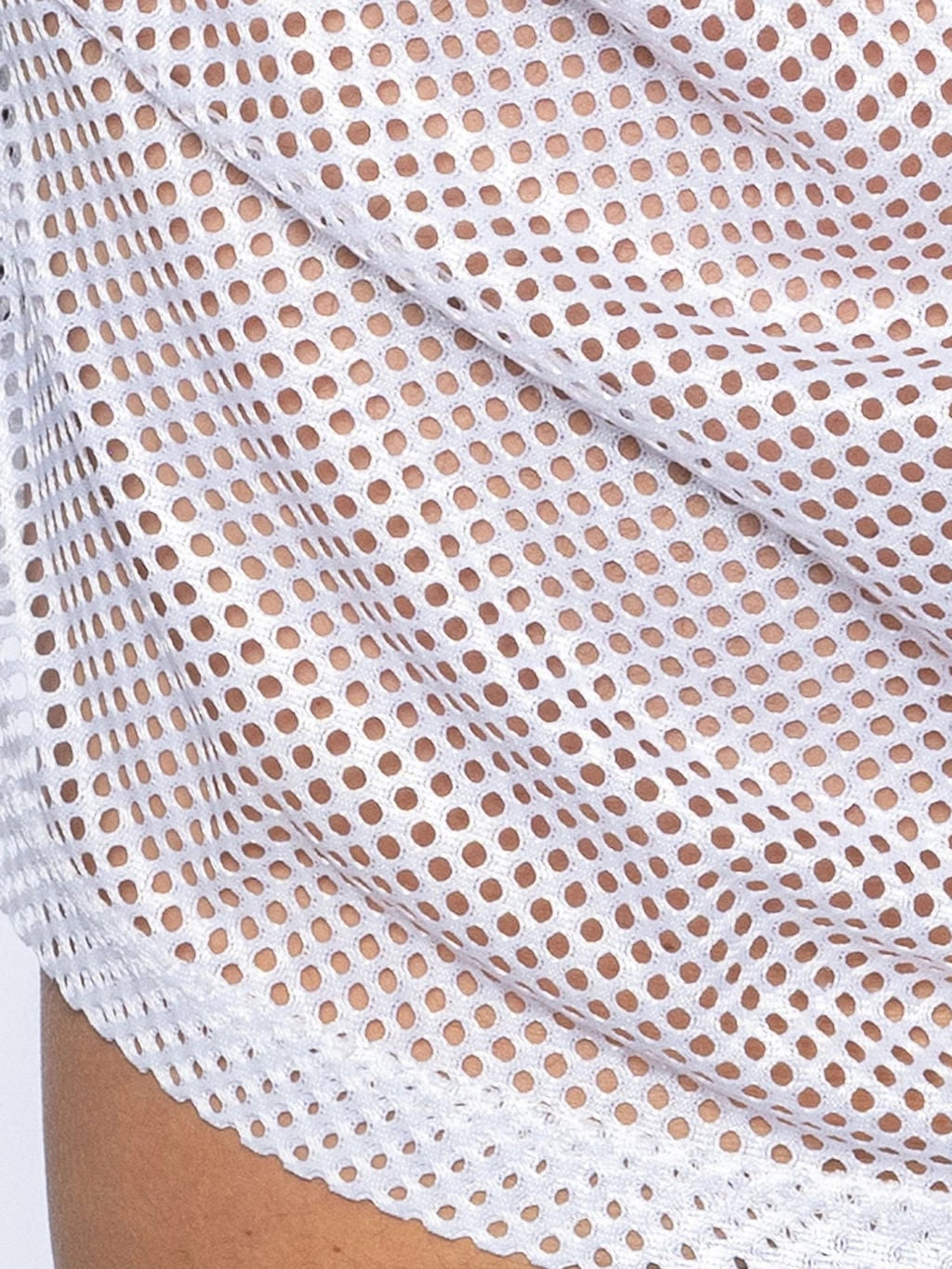 Hooded Sleeveless Jersey (White)