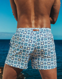 Printed Byron Short (Mykonos)