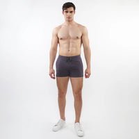 3.5" Retro Knit Gym Shorts (Charcoal)