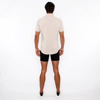 Stretch Jersey Knit Shirt (Mushroom)