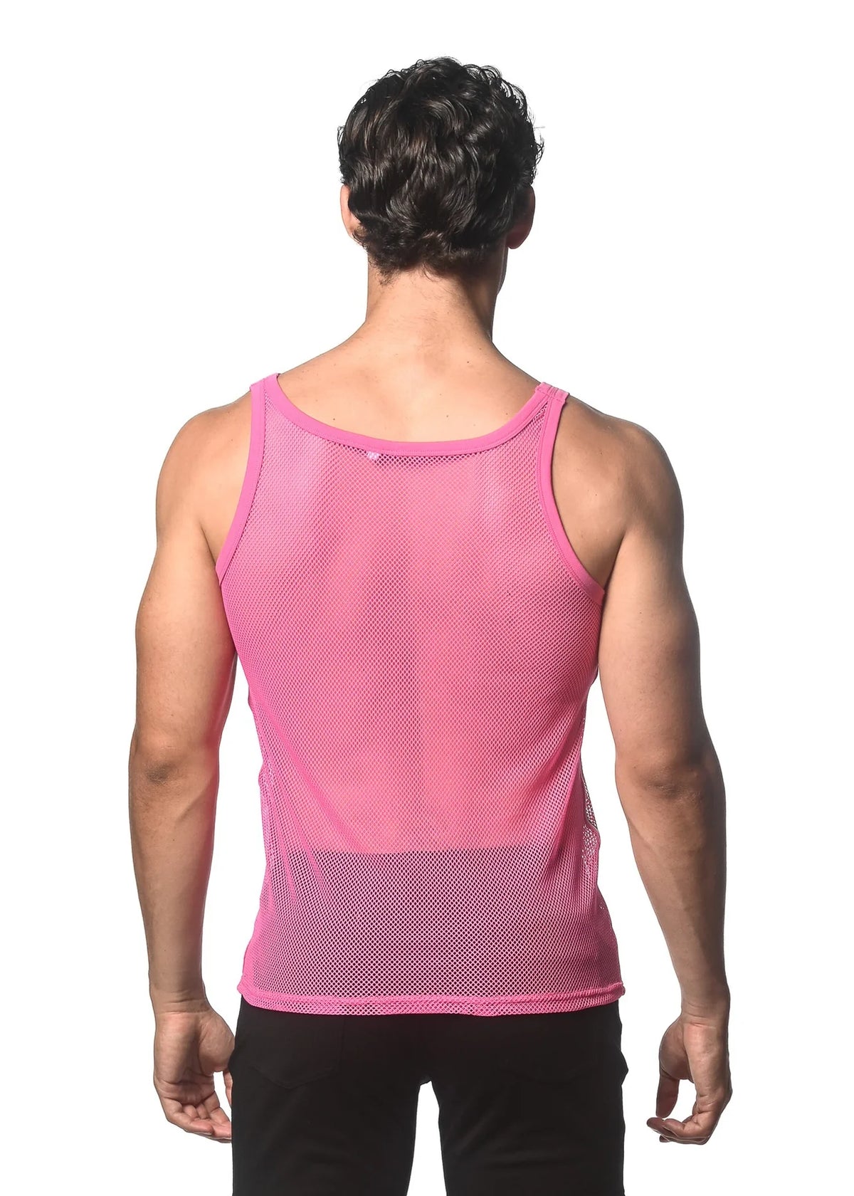 Mesh Tank w/ Side Tape (Flamingo)