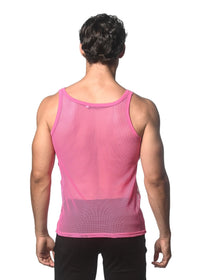 Mesh Tank w/ Side Tape (Flamingo)