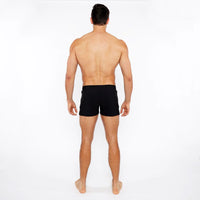Pinstripe Swim Short (Black)