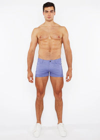 3" Two-Tone Melange Knit Short (Royal Alloy)