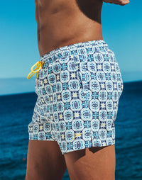 Printed Byron Short (Mykonos)