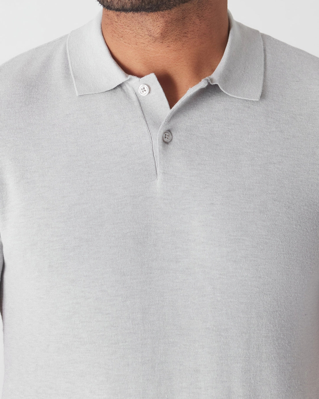 Sweater Polo (Heather Grey)
