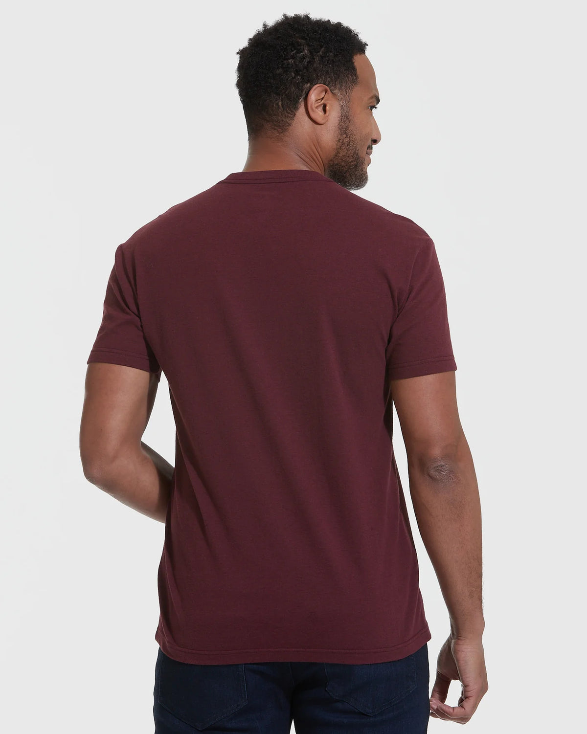 Short Sleeve Crew T-Shirt (Mahogany)