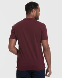 Short Sleeve Crew T-Shirt (Mahogany)