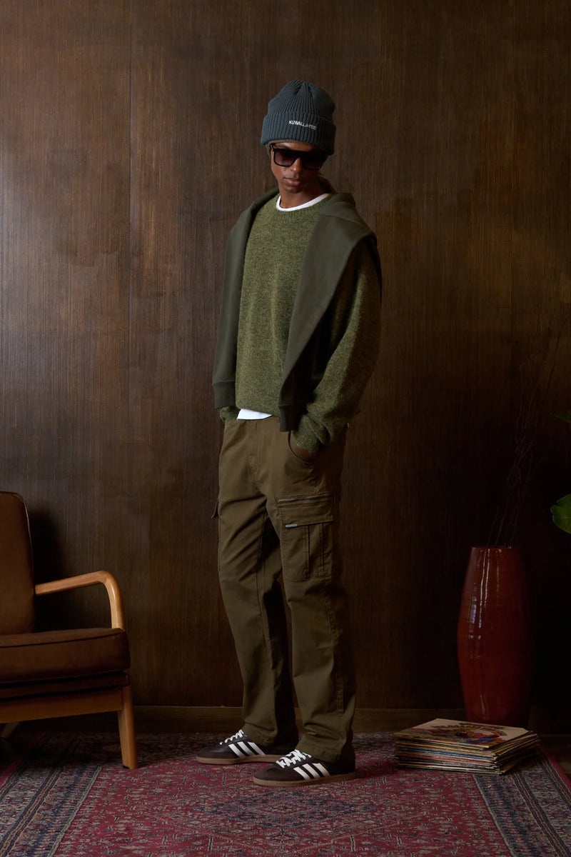 Brushed Knit Crew (Green)