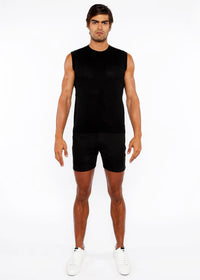 Open Knit Vest (Midnight)