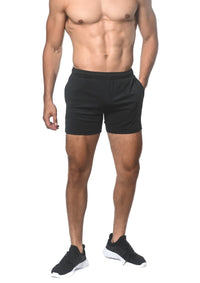 Textured Mesh Performance Shorts (Navy)