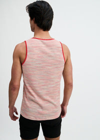 Textured Knit Tank (Poppy Space Dye)