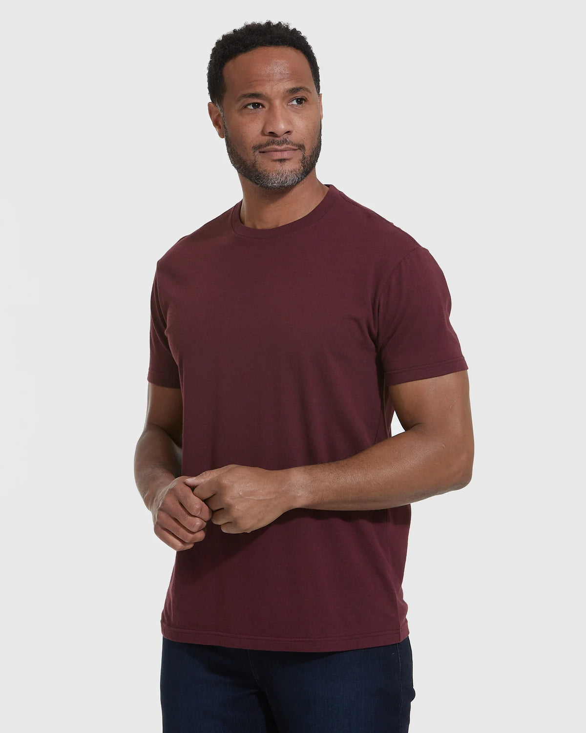 Short Sleeve Crew T-Shirt (Mahogany)