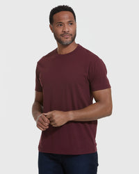 Short Sleeve Crew T-Shirt (Mahogany)