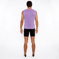 Open Knit Vest (Lilac)