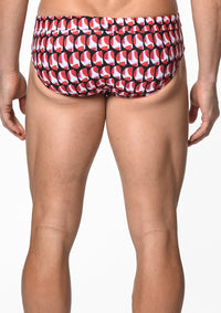 Freestyle Swim Brief w/Removable Cup (Poppy Circle)