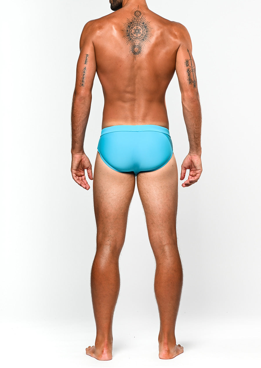Freestyle Swim Brief w/Removable Cup (Azure)