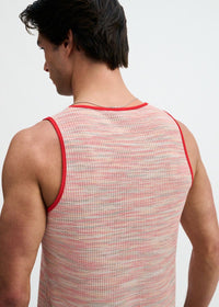Textured Knit Tank (Poppy Space Dye)