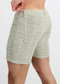 Limited Edition Tweed Jacquard Shorts (Clover)