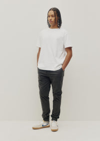 Linen Knit Tee (Flat White)