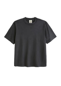 Oversized Cropped Tee (Black)
