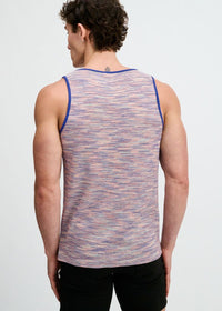 Textured Knit Tank (Purple Space Dye)