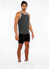 Rib Stretch Ringer Tank (Gunpowder)