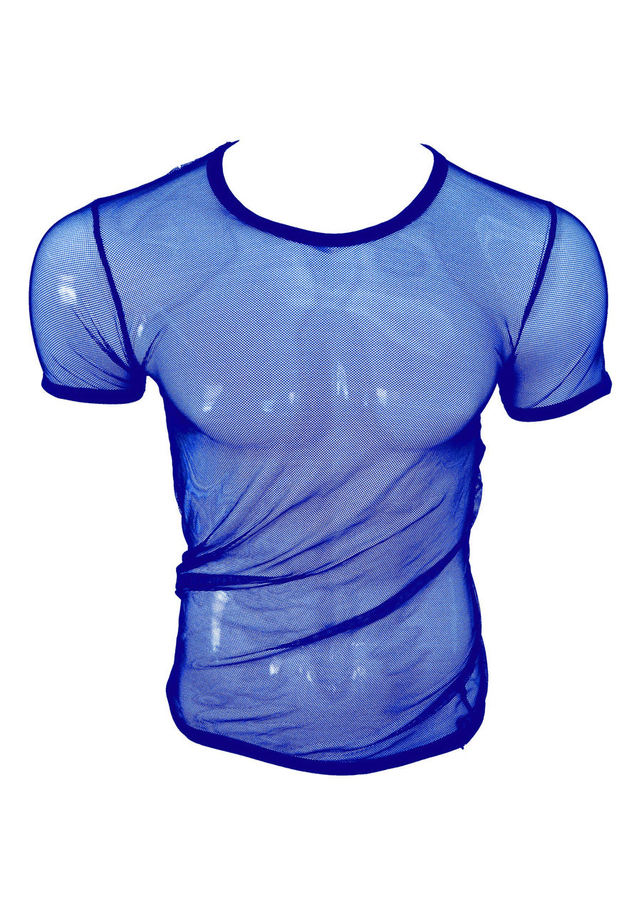 Fine Mesh Tee (Blue)