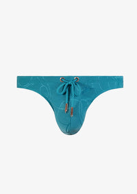 V80 Textured Swim Thong (Ripple Green)