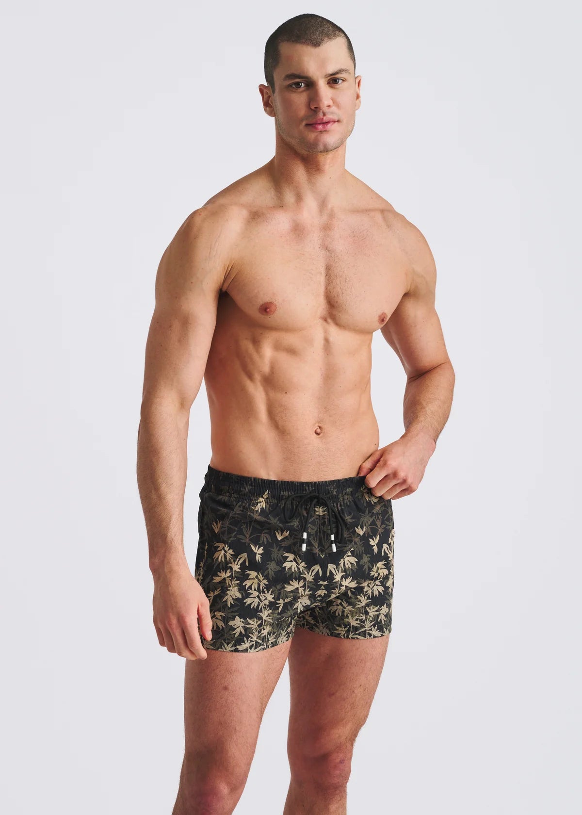 Printed Swim Shorts (Khaki/Ranger)