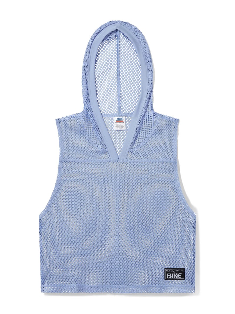 Hooded Sleeveless Jersey (Ice Blue)