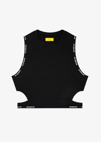 SPR Cropped Tank (Black)