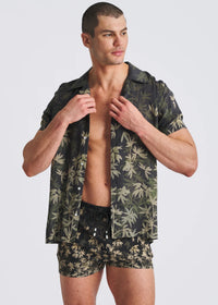 Printed Swim Shorts (Khaki/Ranger)