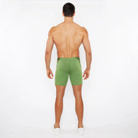 5" Stretch Knit Jean Short (Pea Shoot)