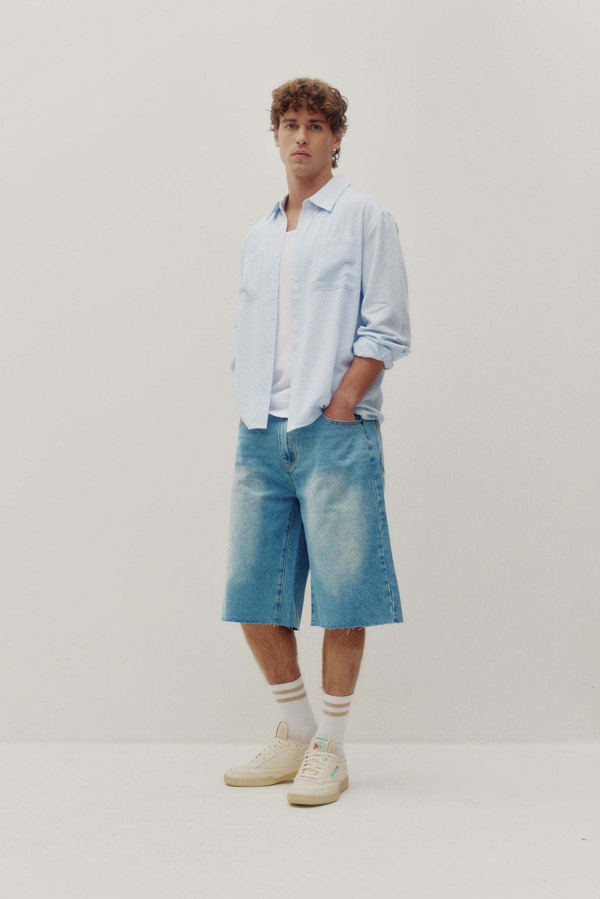 A-Line Jorts (Sand Bleach)