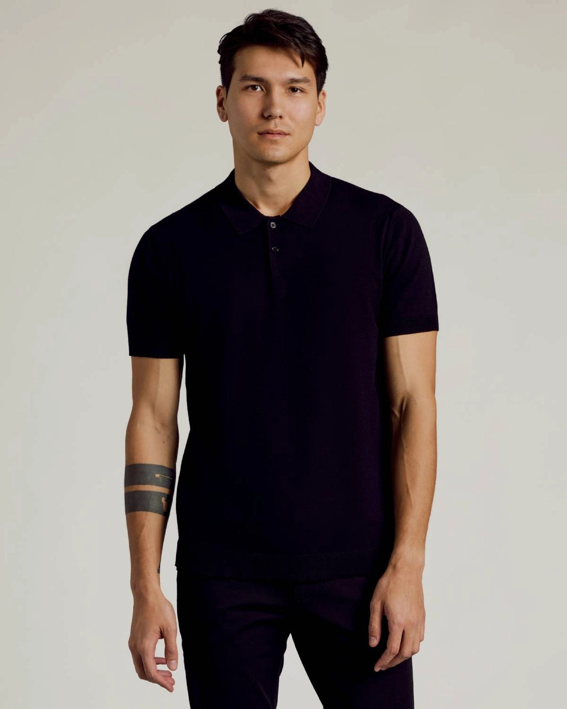 Dressy Polo (Black)