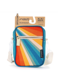 Crossbody Mini Brick Bag (Recycled Rainbow)