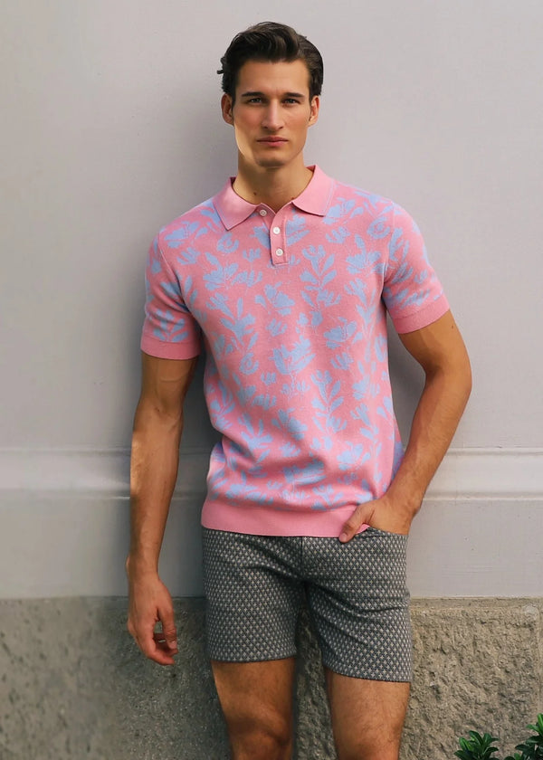 5" 5-Pocket Jean Short (Grey Mini Diamond)